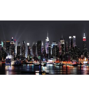 Fototapeta: Noční New York (2) - 254x368 cm