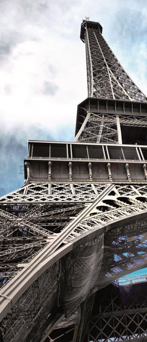 Fototapeta samolepící: Eiffelova věž - 211x91 cm