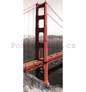 Fototapeta samolepící: Golden Gate Bridge - 211x91 cm