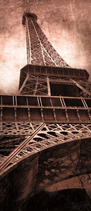Fototapeta samolepící: Eiffelova věž (4) - 221x91 cm