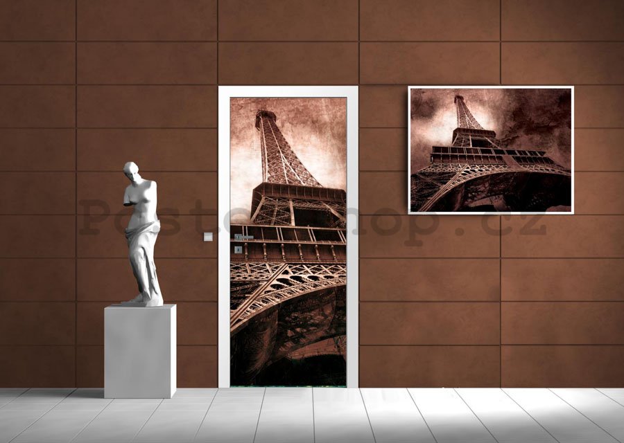 Fototapeta samolepící: Eiffelova věž (4) - 221x91 cm