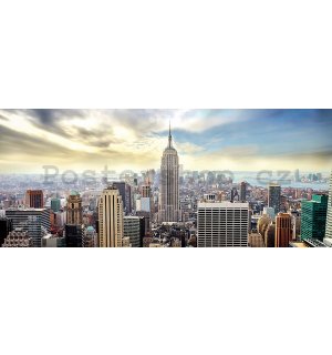 Fototapeta: Pohled na New York - 104x250 cm