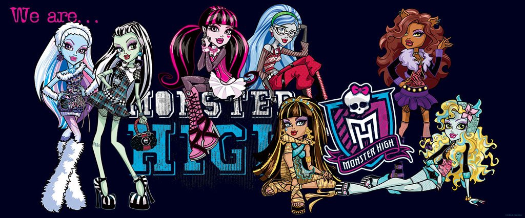 Fototapeta: Monster High (5) - 104x250 cm