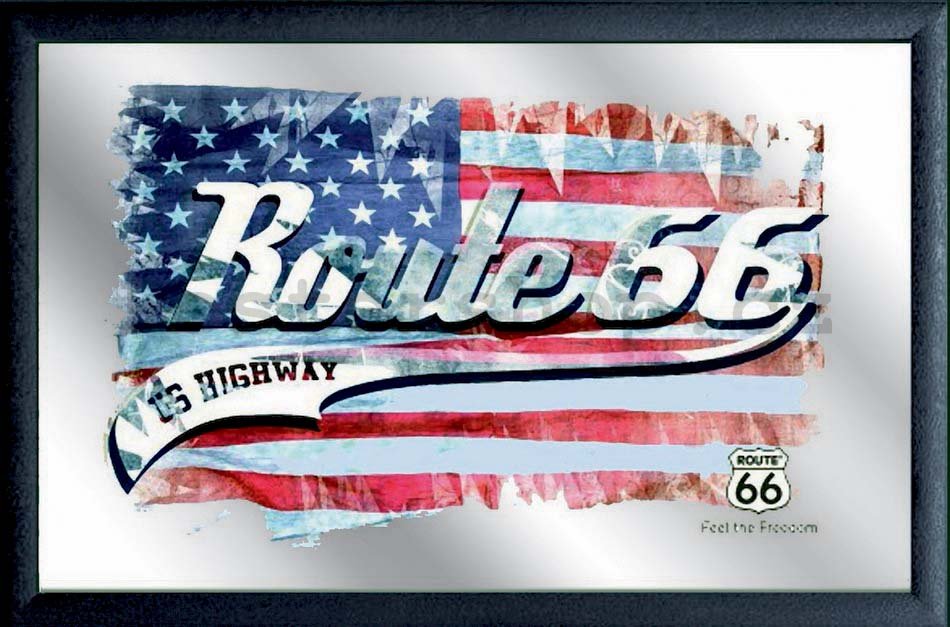Zrcadlo - Route 66 (USA vlajka)