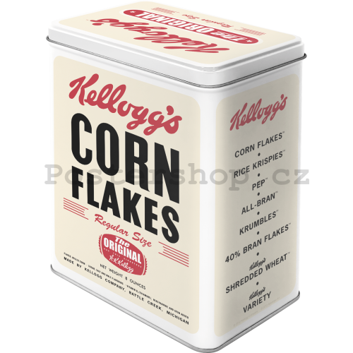 Plechová dóza L - Kellogg's Corn Flakes
