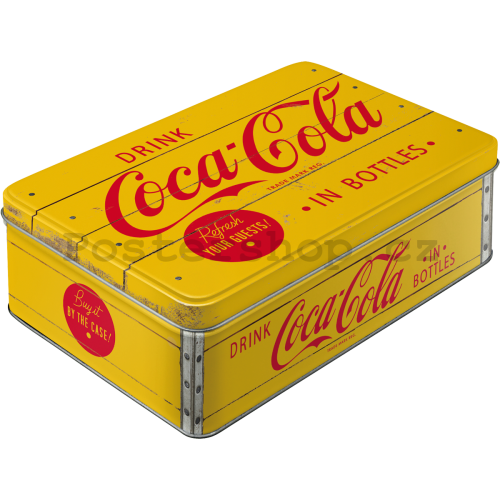 Plechová dóza - Coca-Cola (Žluté logo)
