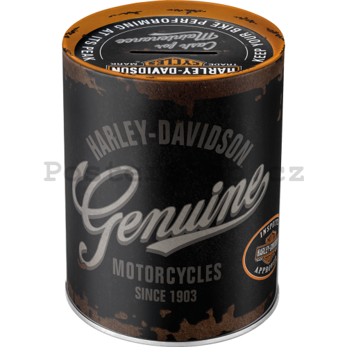 Plechová kasička - Harley-Davidson