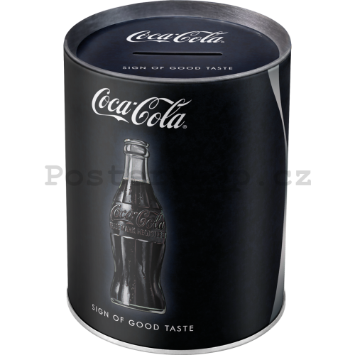 Plechová kasička - Coca-Cola (Sign of Good Taste)