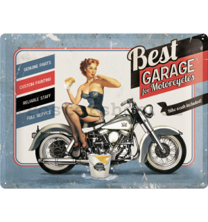Plechová cedule – Best Garage For Motorcycles
