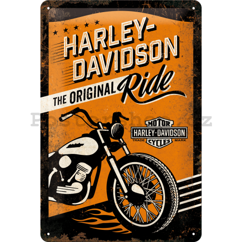 Plechová cedule – Harley-Davidson (The Original Ride)