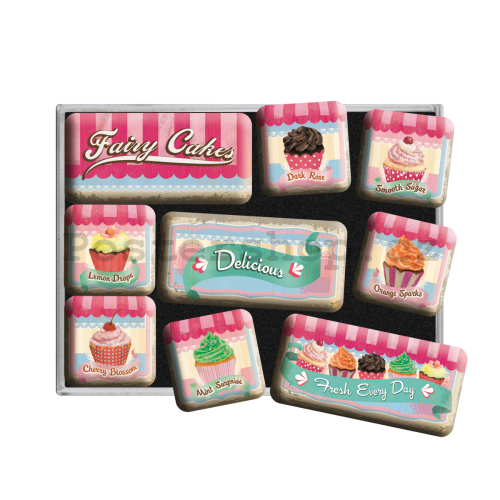 Sada magnetů – Fairy Cakes (Delicious)