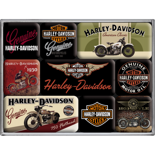Sada magnetů - Harley Davidson (2)