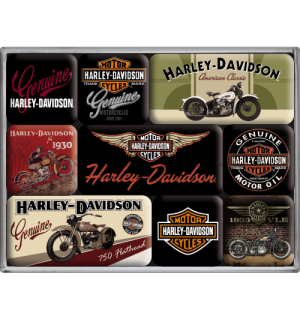 Sada magnetů - Harley Davidson (2)