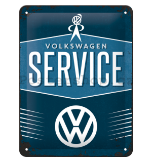 Plechová cedule: VW Service - 20x15 cm