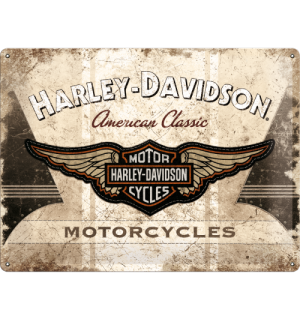 Plechová cedule - Harley-Davidson Motorcycles