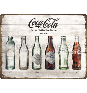Plechová cedule – Coca-Cola (Láhve)