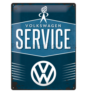 Plechová cedule: VW Service - 40x30 cm