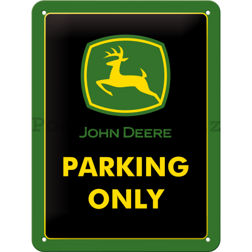 Plechová cedule - John Deere Parking Only