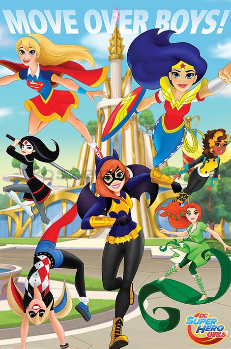 Plakát - DC Super Hero Girls