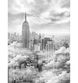 Fototapeta: New York v mlze - 254x184 cm