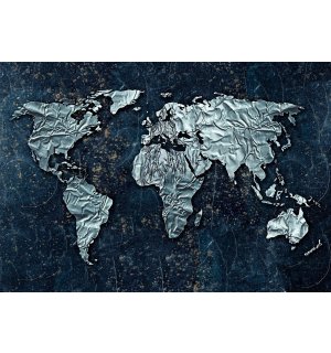 Fototapeta: Moderní mapa světa - 254x368 cm