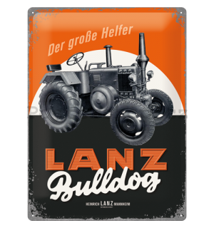 Plechová cedule - LANZ Bulldog
