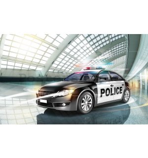 Fototapeta: Policejní auto (2) - 184x254 cm