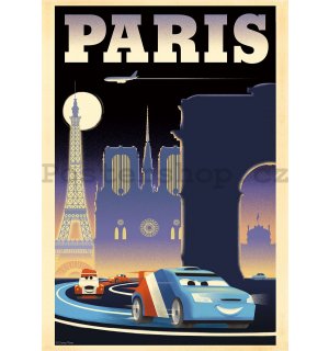 Fototapeta: Cars 2 Paris (reklama) - 184x254 cm