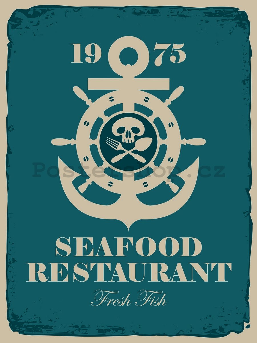 Fototapeta: Seafood Restaurant - 254x184 cm
