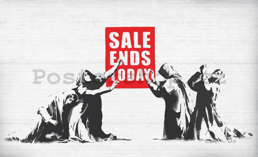 Fototapeta: Sale Ends Today (Pray) - 184x254 cm