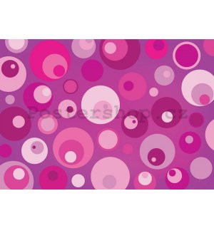 Fototapeta: Růžová abstrakce (2) - 254x368 cm