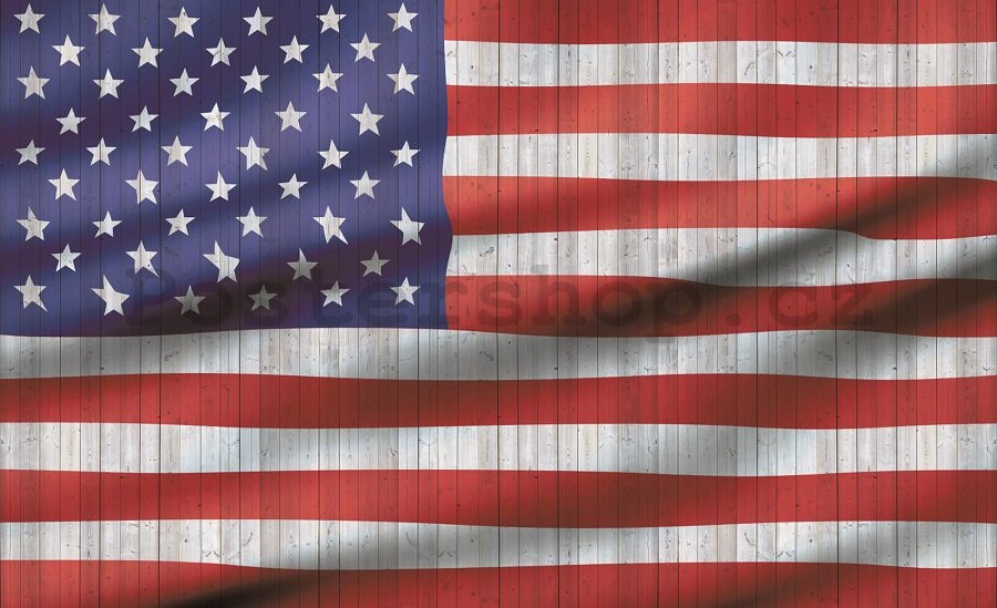 Fototapeta: Vlajka USA (2) - 184x254 cm