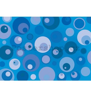 Fototapeta: Modrá abstrakce (2) - 254x368 cm