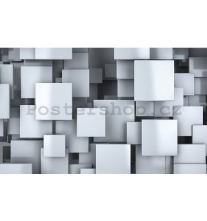 Fototapeta: Čtverce v prostoru (2) - 184x254 cm