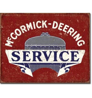Plechová cedule - McCormick Deering Serice
