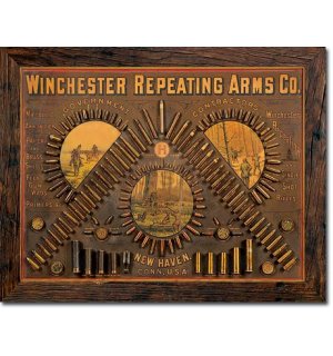 Plechová cedule - Winchester Repeating Arms