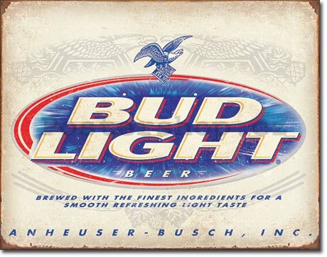 Plechová cedule - Bud Light (2)