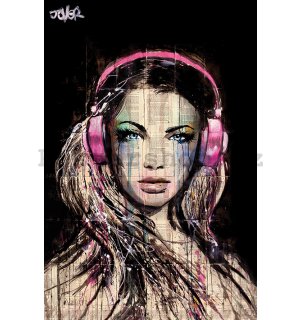Plakát - Loui Jover, DJ Girl