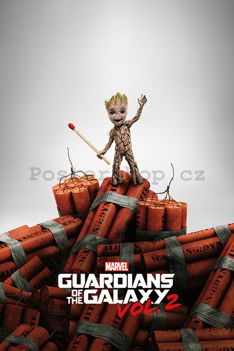 Plakát - Guardians of the Galaxy vol.2 (Groot)