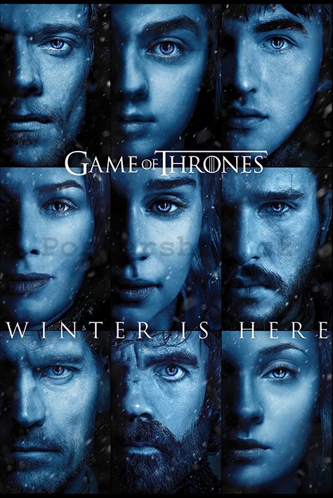 Plakát - Game of Thrones (Winter is Here)