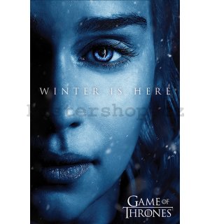 Plakát - Game of Thrones (Winter is Here - Daenerys)