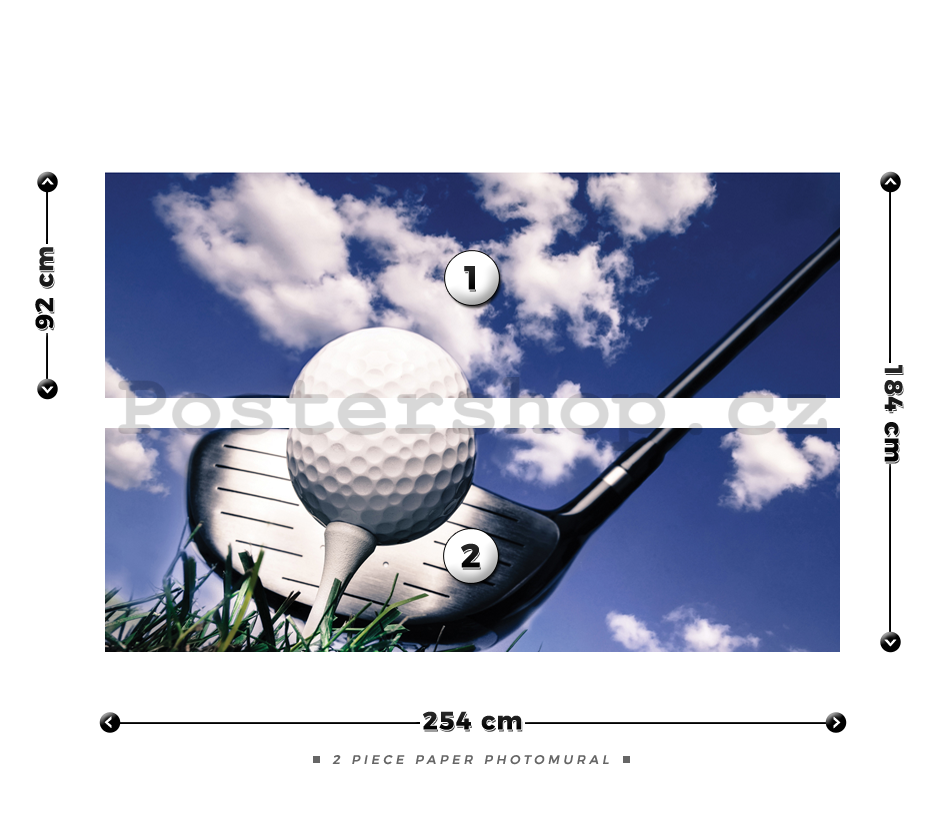 Fototapeta: Golf (2) - 184x254 cm