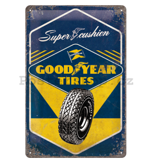 Plechová cedule: Good Year Tires  - 30x20 cm