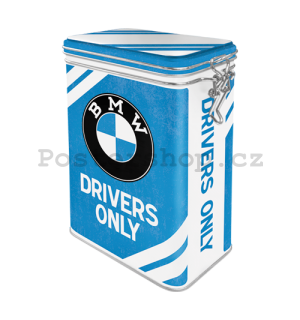Plechová dóza s klipem - BMW Drivers Only