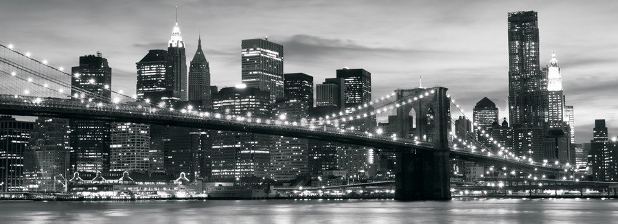 Fototapeta: Brooklyn Bridge - 104x250 cm