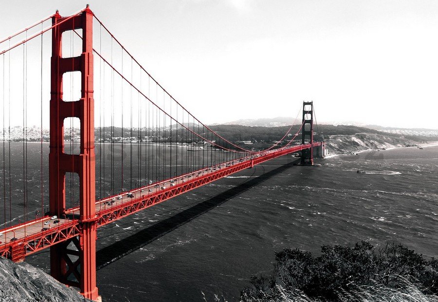 Fototapeta vliesová: Golden Gate Bridge (1) - 184x254 cm