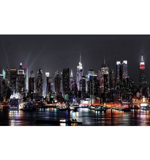 Fototapeta vliesová: Noční New York (2) - 152,5x104 cm