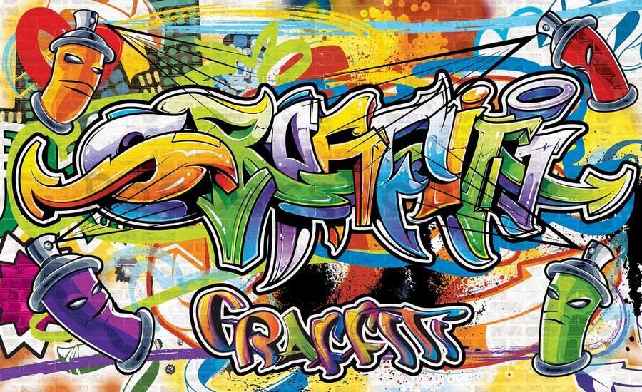 Fototapeta vliesová: Graffiti (2) - 104x152,5 cm