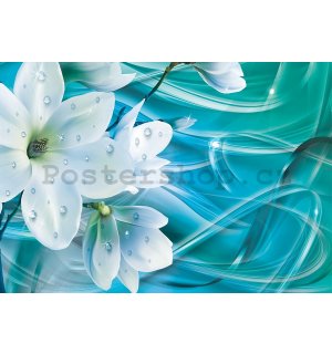 Obraz na plátně: Květinová abstrakce (2) - 75x100 cm
