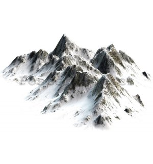 Obraz na plátně: Zasněžené hory - 75x100 cm